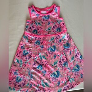 Tommy Bahama Pink and Blue Floral Kids Dress
